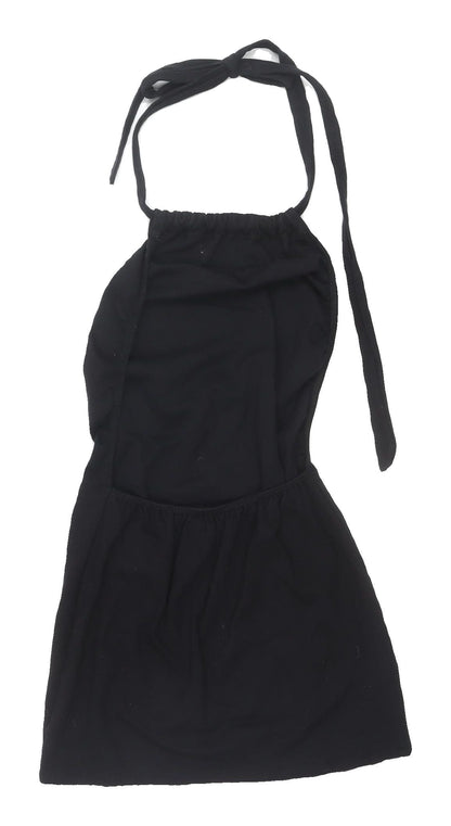 Motel Women's Black XS Halter Bodycon Dress