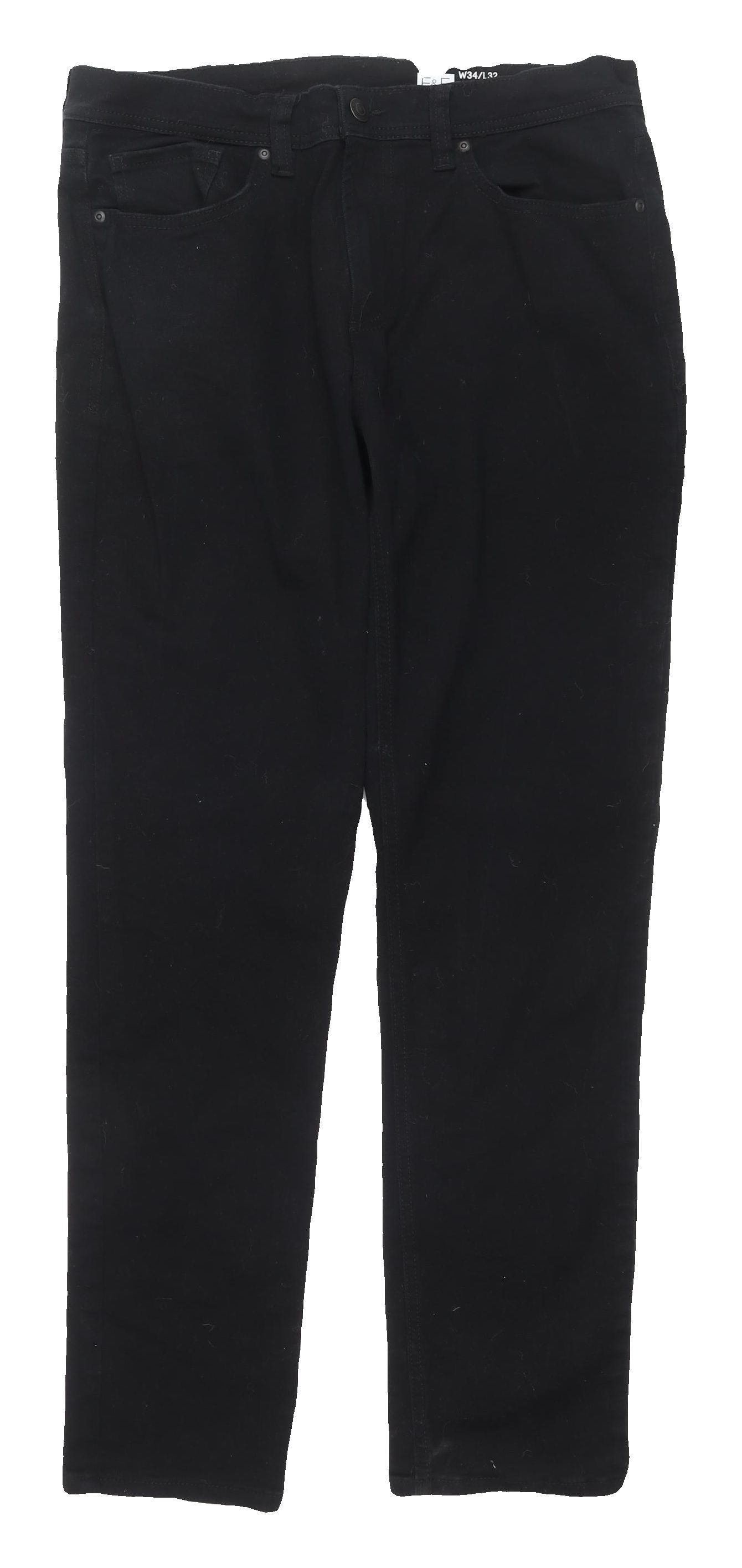 F&F Women's Black Slim Jeans Size 34