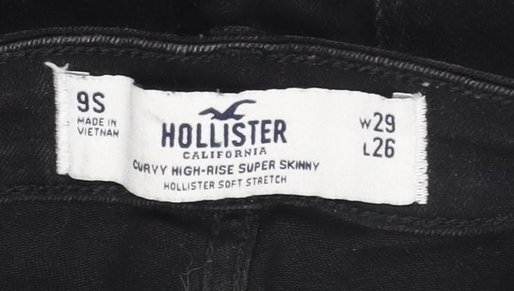 Hollister Women's Black Skinny High-Rise Jeans Size 9S