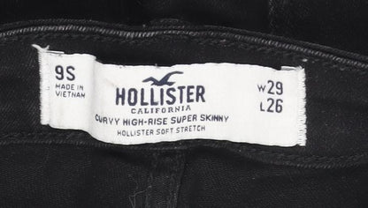 Hollister Women's Black Skinny High-Rise Jeans Size 9S