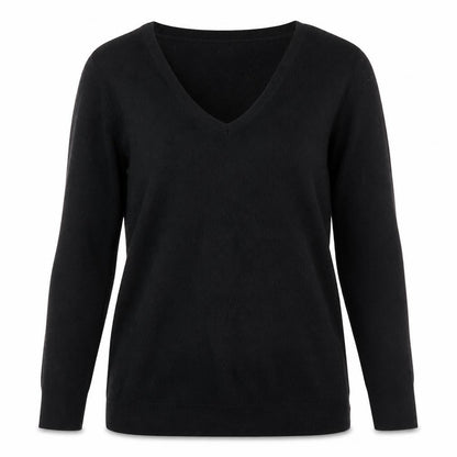 Gap Women's Black V-Neck Pullover Jumper XS