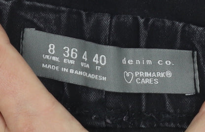Primark Women's Black Jegging Size 8 Slim Fit
