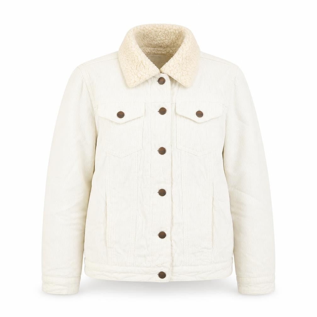 Womens UK Size 6 New Look White Basic Jacket
