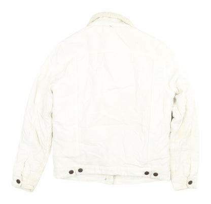 New Look Women’s White Cotton Corduroy Jacket Size 6