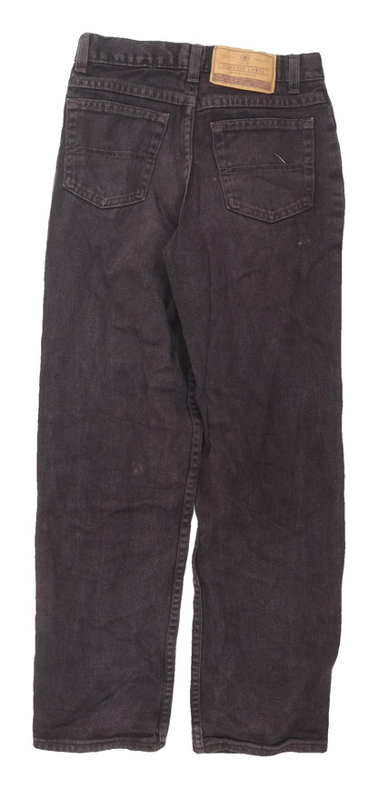 Womens UK Size 11 Slim Marks and Spencer Classic Fit Straight Brown Jeans