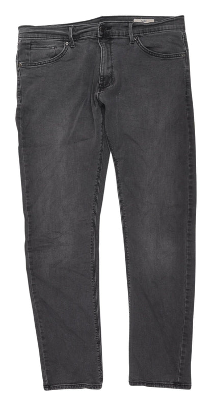 Marks and Spencer Men's Slim Grey Jeans - XL 36/33