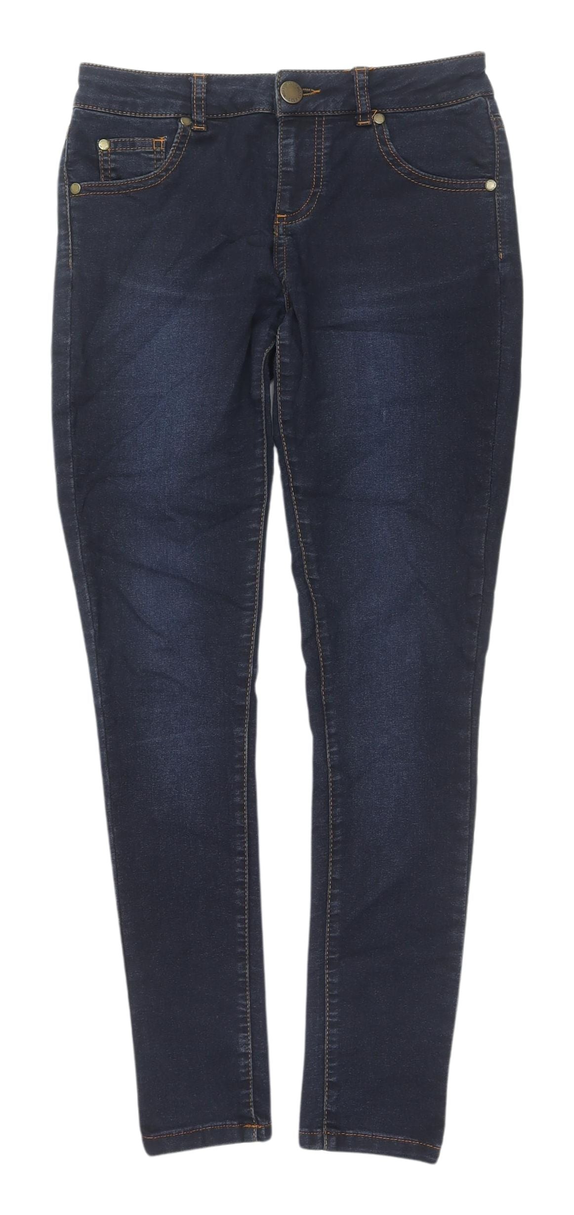 Womens UK Size 8 VILA Regular Fit Skinny Blue Jeans