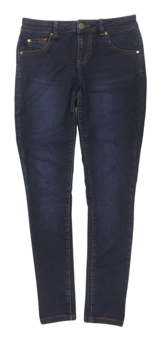 Womens UK Size 8 VILA Regular Fit Skinny Blue Jeans
