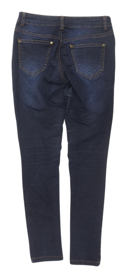 Womens UK Size 8 VILA Regular Fit Skinny Blue Jeans