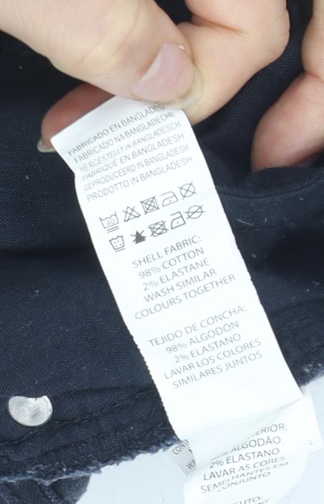 Denim Co. Men's Slim Blue Jeans with Stretch, Size M