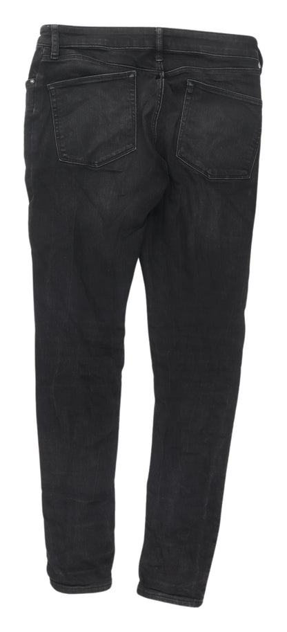 Womens UK Size 32 ASOS DESIGN Slim Fit Skinny Black Jeans