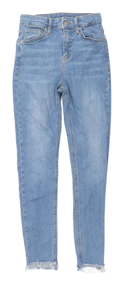 Topshop Women's Blue Skinny Jeans Size 25