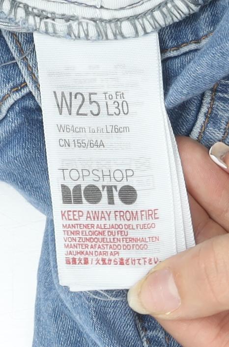 Topshop Women's Blue Skinny Jeans Size 25