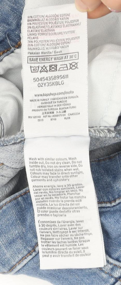 Topshop Women's Blue Skinny Jeans Size 25