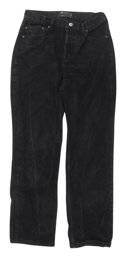 ASOS Men's Black Straight Jeans, 30 Waist, 32 Leg