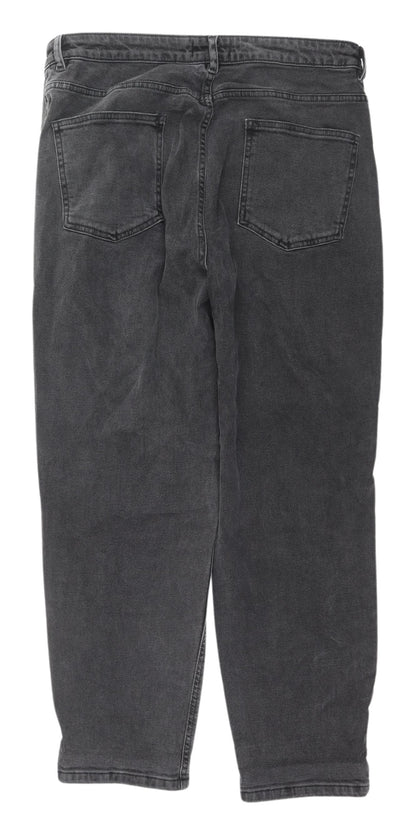 ASOS DESIGN Men's Black Straight Jeans, 34, Denim