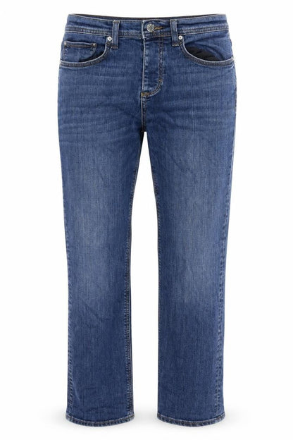 Mens UK Size 30 River Island Regular Fit Straight Blue Jeans