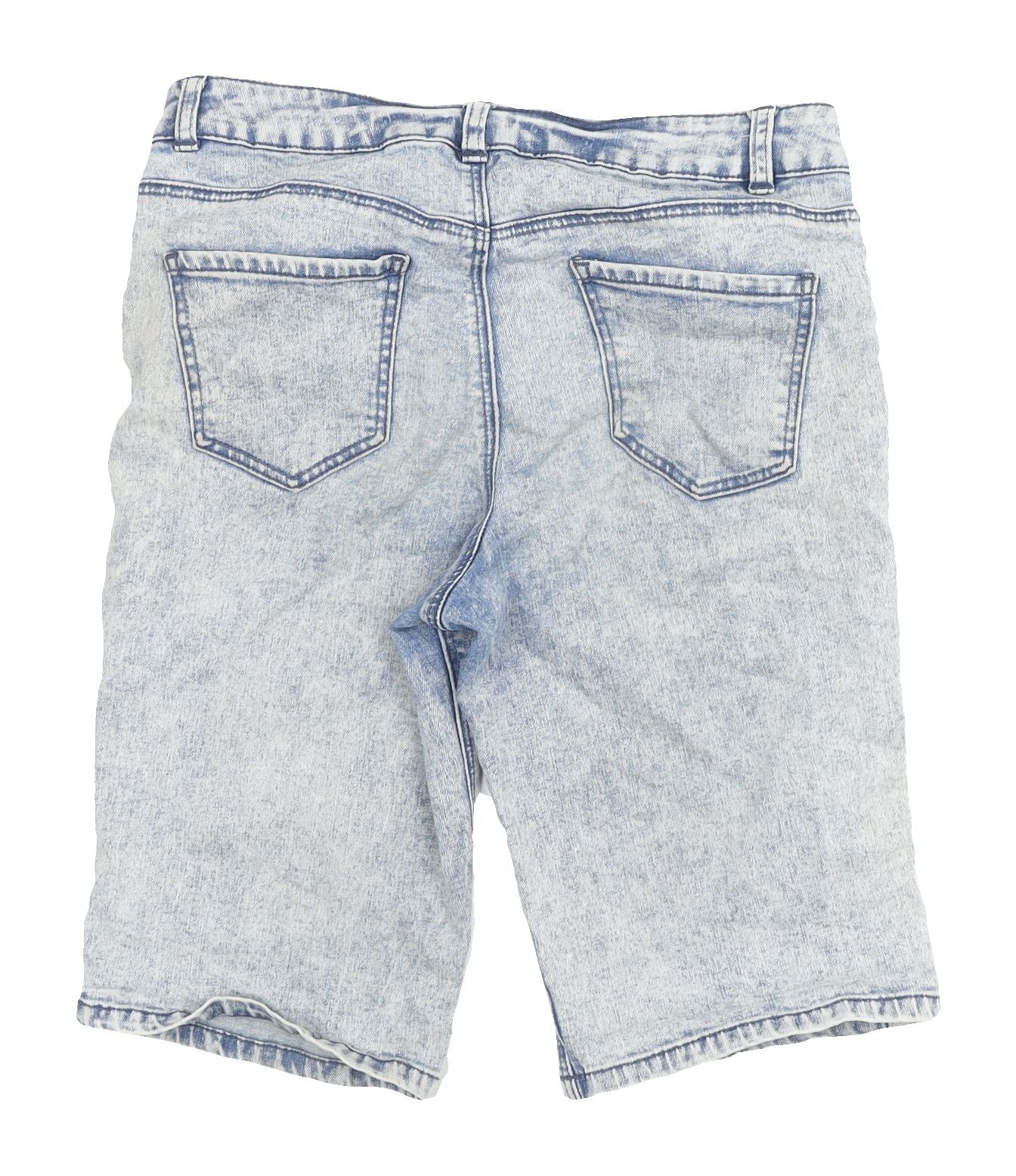 George Women's Blue Bermuda Denim Shorts