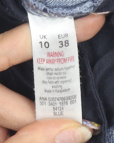 George Women's Blue Bermuda Denim Shorts