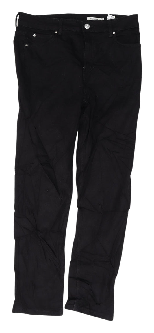 Womens UK Size 16 Marks and Spencer Regular Fit  Black Jeans