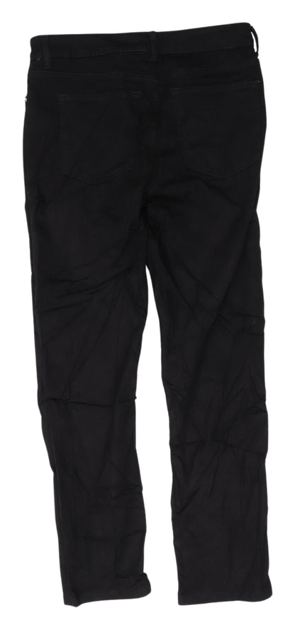 Womens UK Size 16 Marks and Spencer Regular Fit  Black Jeans