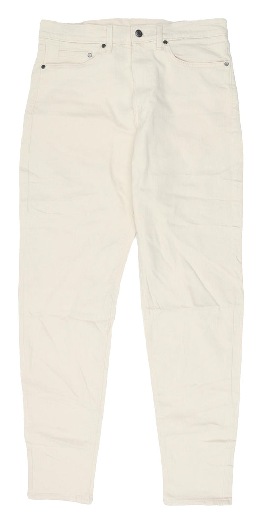 Marks and Spencer Mens Ivory Denim Jeans 32