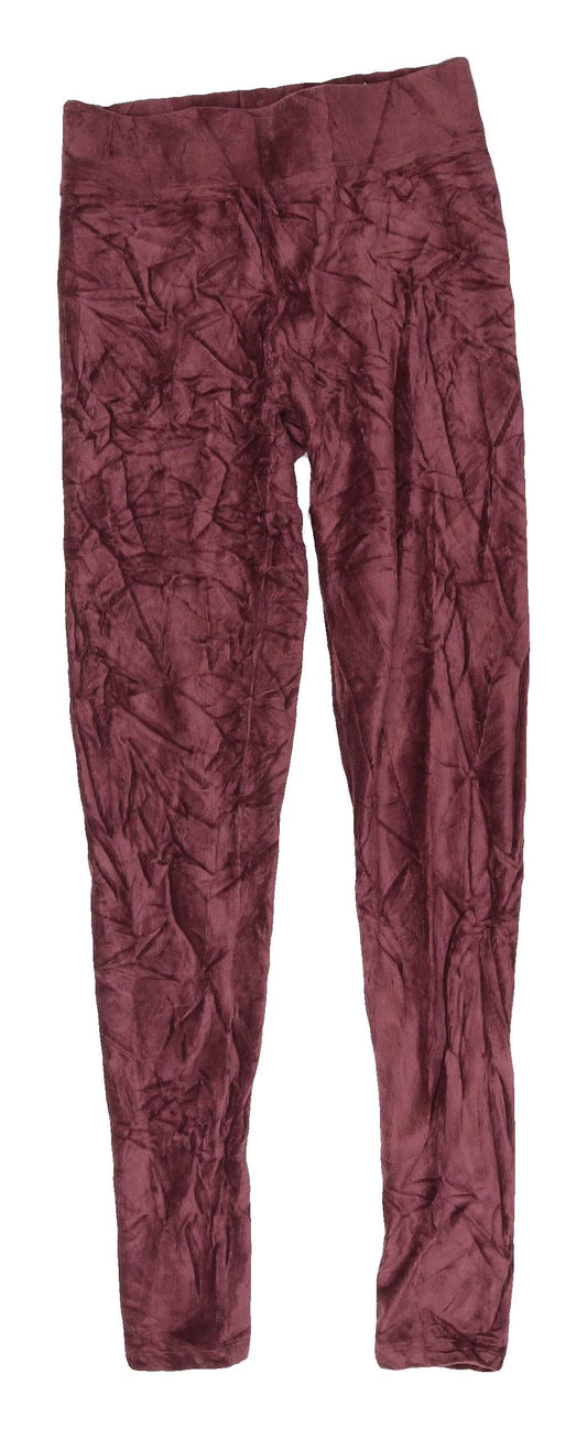 Womens UK Size 6 Marks and Spencer  Ankle Red Leggings