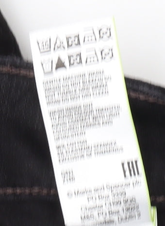 Womens UK Size 12 Marks and Spencer Regular Fit Skinny Black Jeans
