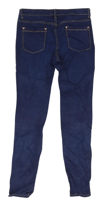 Womens UK Size 10 Marks and Spencer Slim Fit Skinny Blue Jeans