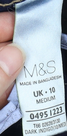 Womens UK Size 10 Marks and Spencer Slim Fit Skinny Blue Jeans