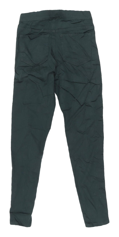 Womens UK Size 6 Marks and Spencer Regular Fit Skinny Green Jeans