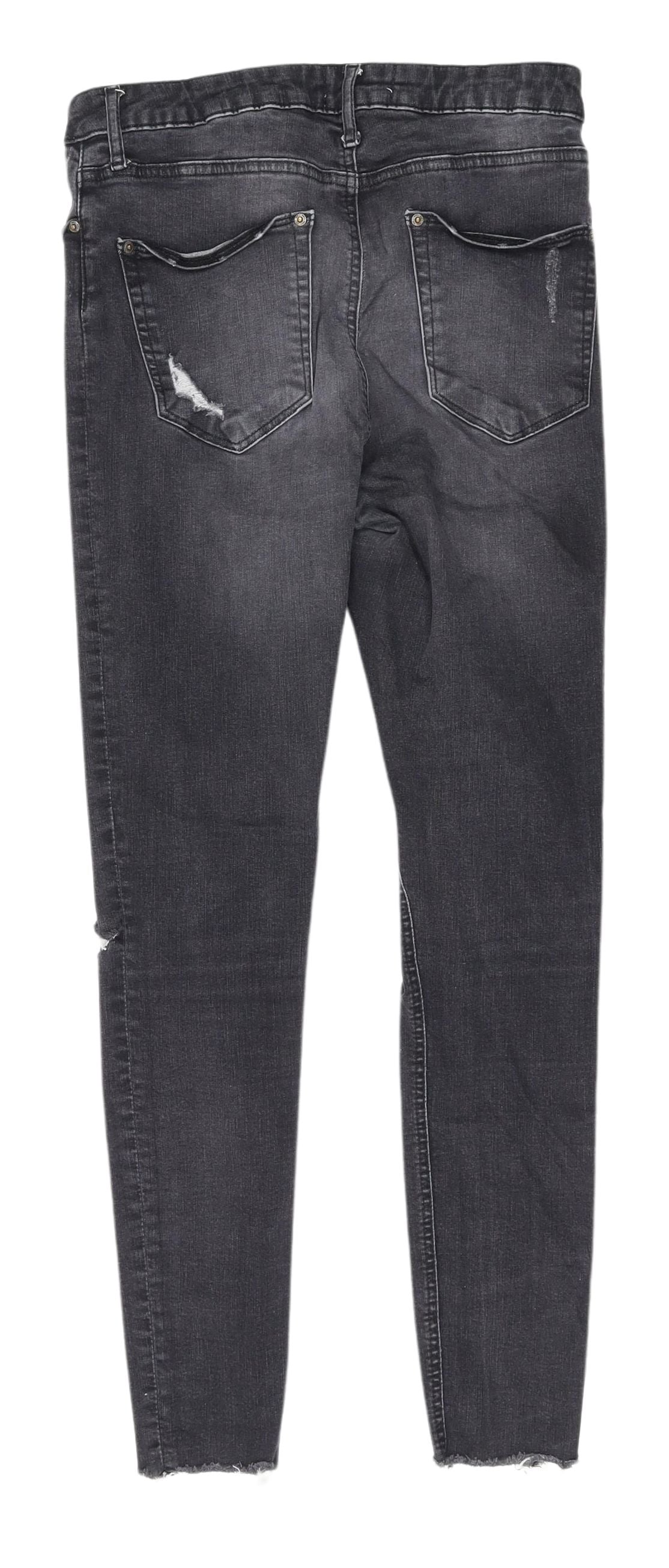 Miss Selfridge Women's Black Skinny Jeans, Size 12