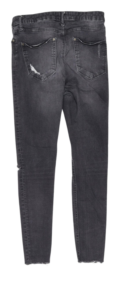 Miss Selfridge Women's Black Skinny Jeans, Size 12