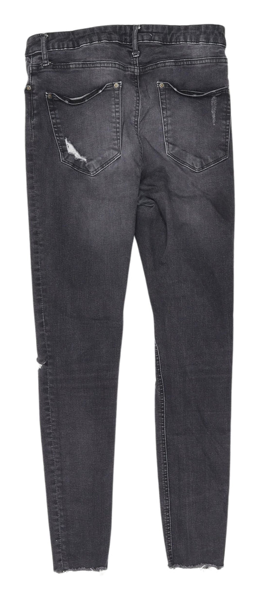 Miss Selfridge Women's Black Skinny Jeans, Size 12