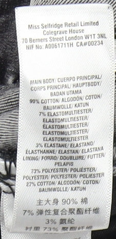 Miss Selfridge Women's Black Skinny Jeans, Size 12