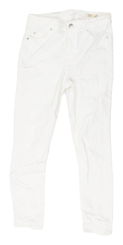 Marks and Spencer Women's White Skinny Jeans Size 10