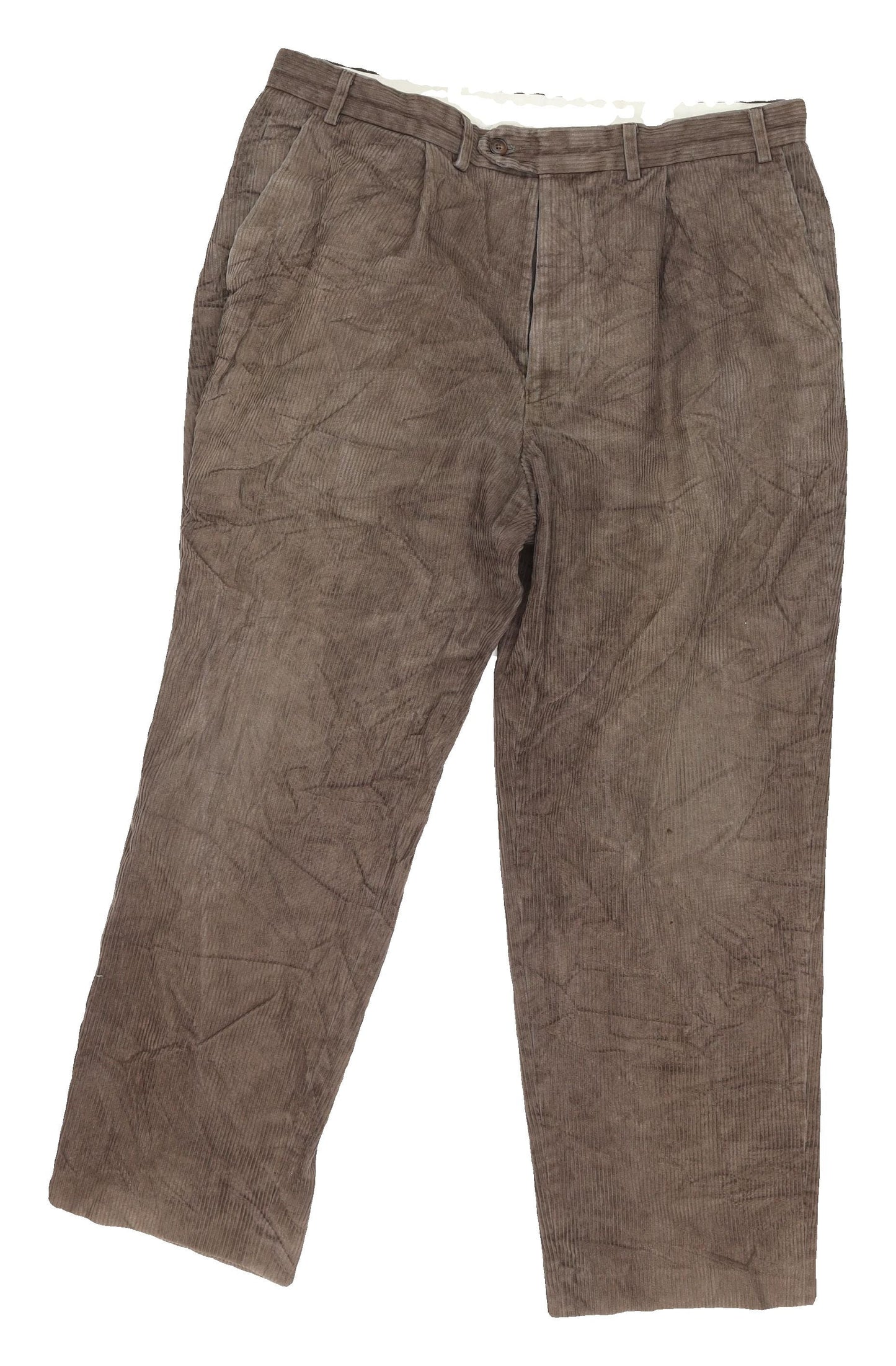 Savatini Men's Brown Corduroy Trousers
