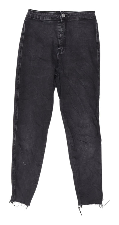 Missguided Women's Black Skinny Jeans Size 10