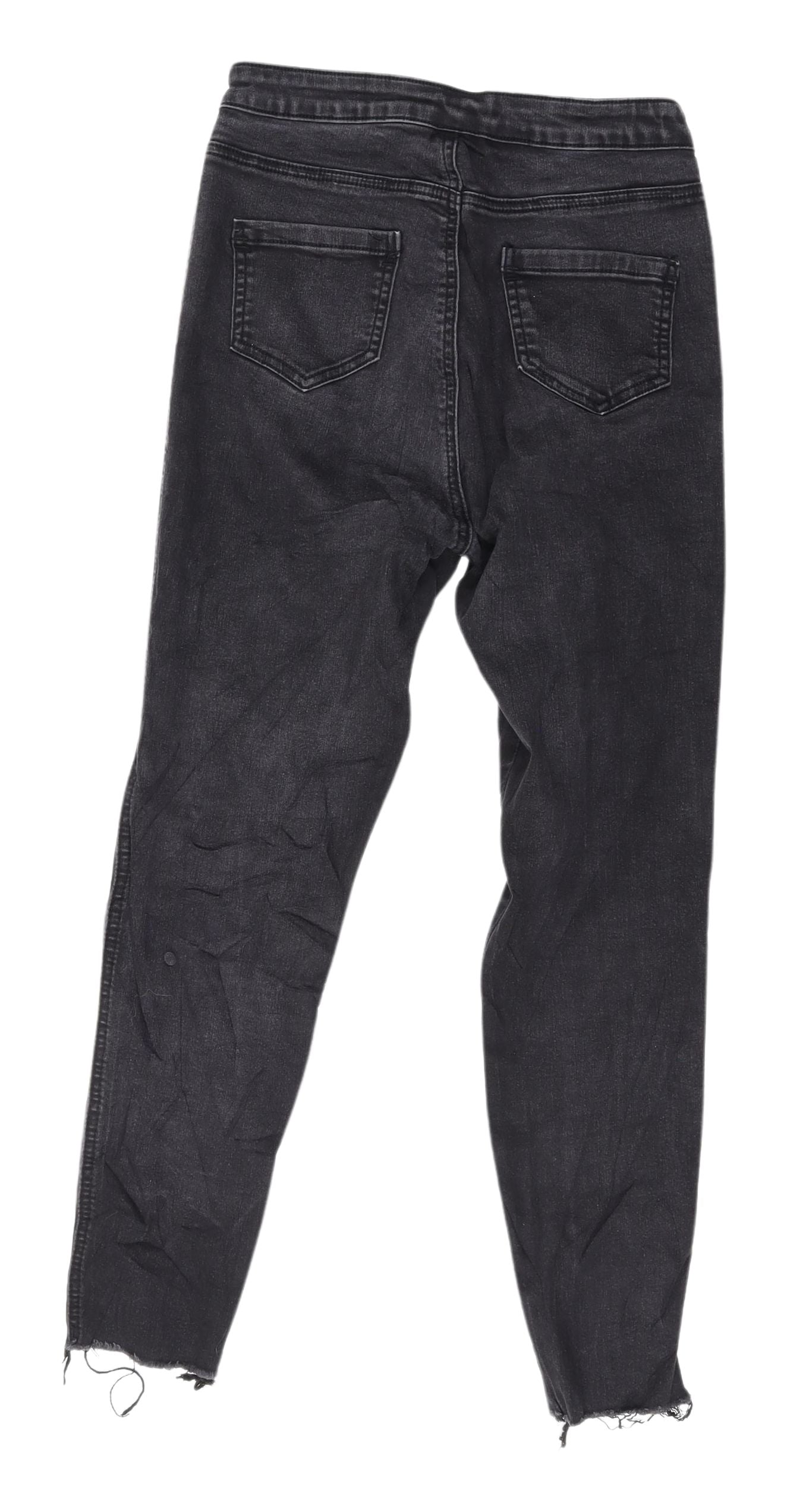 Missguided Women's Black Skinny Jeans Size 10