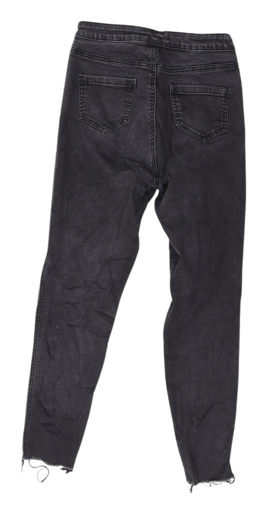 Missguided Women's Black Skinny Jeans Size 10