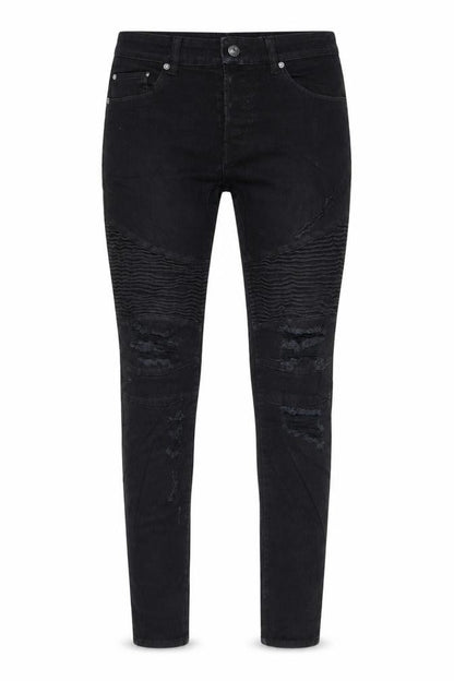 Womens UK Size 2 H&M Slim Fit Skinny Black Jeans