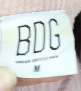 BDG Women's Pink Corduroy Jacket Size 12 Regular