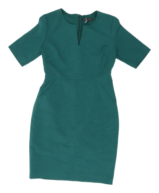 Banana Republic Women's Green Sheath Dress Petite 2