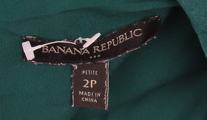 Banana Republic Women's Green Sheath Dress Petite 2