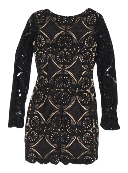 Love Triangle Women's Black Bodycon Dress Size 10