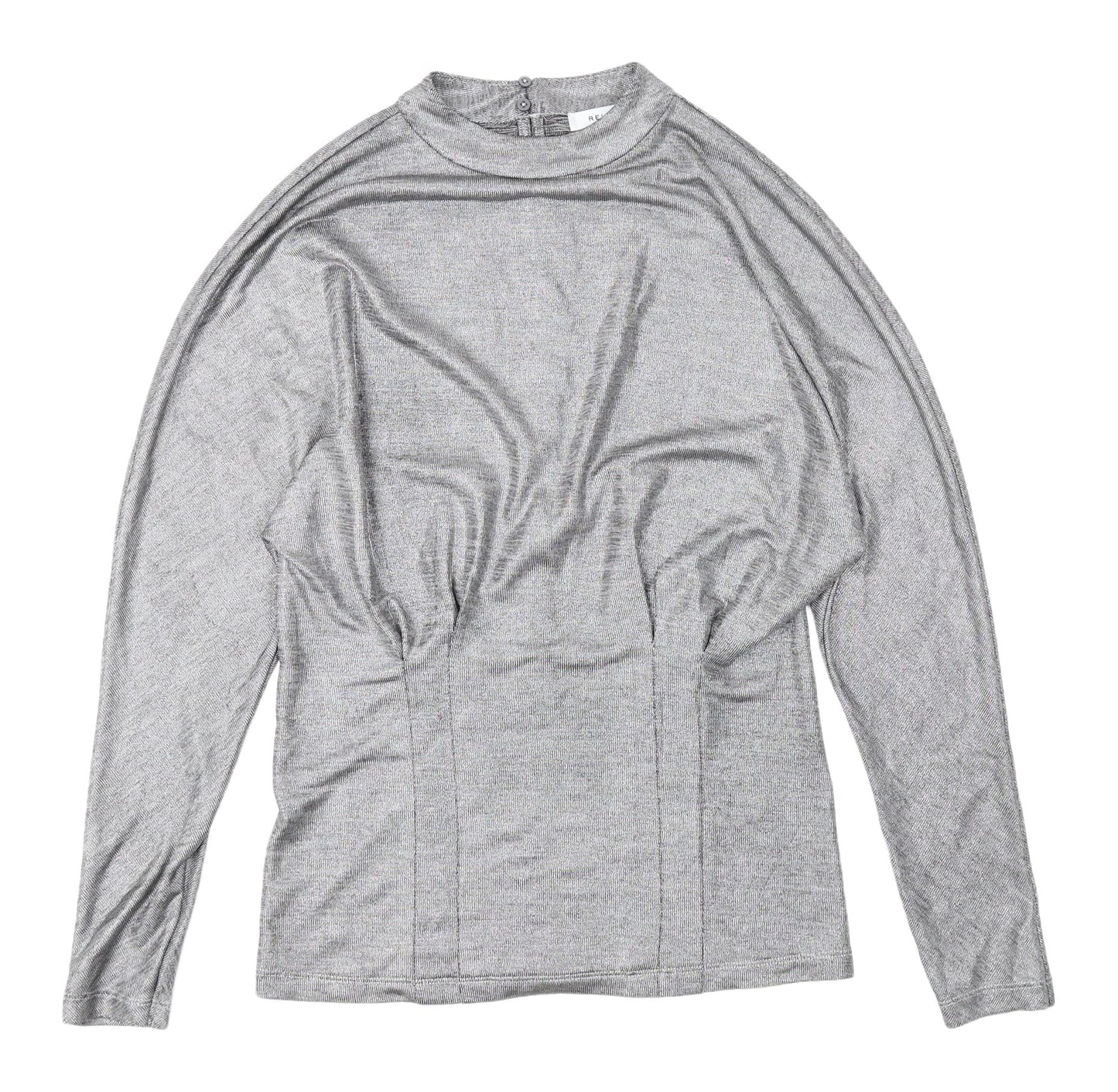 Womens UK Size XS Reiss Grey Basic Blouse