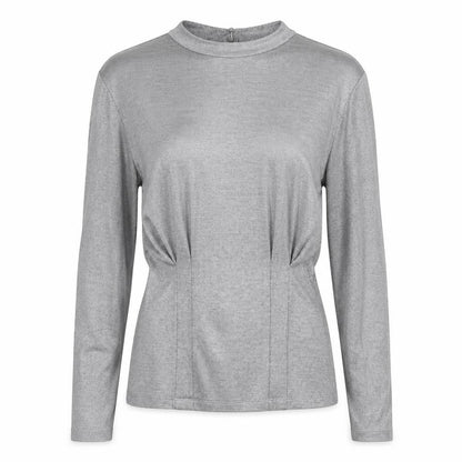 Womens UK Size XS Reiss Grey Basic Blouse