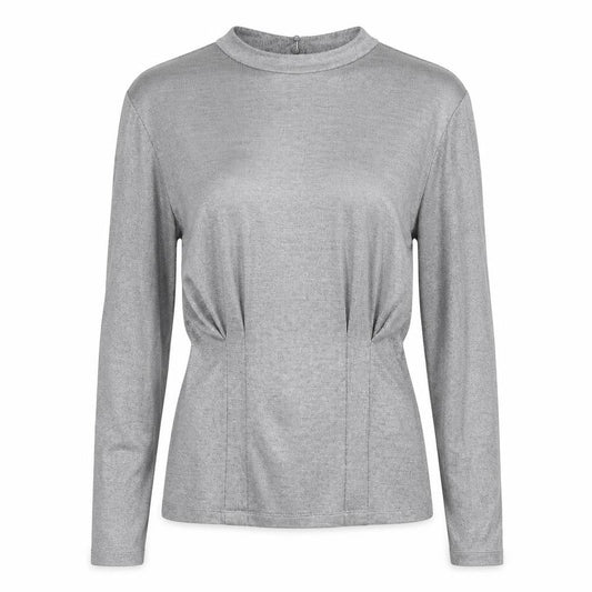 Womens UK Size XS Reiss Grey Basic Blouse