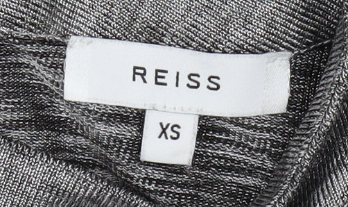 Womens UK Size XS Reiss Grey Basic Blouse