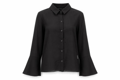Womens UK Size 10 PRETTYLITTLETHING Black  Button-Up